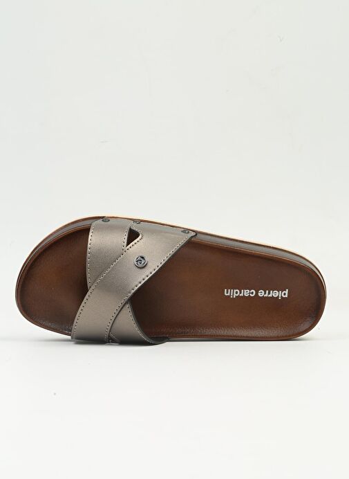 Pierre Cardin® | PC-7260-3485 Platin - Kadın Terlik - Görsel 5