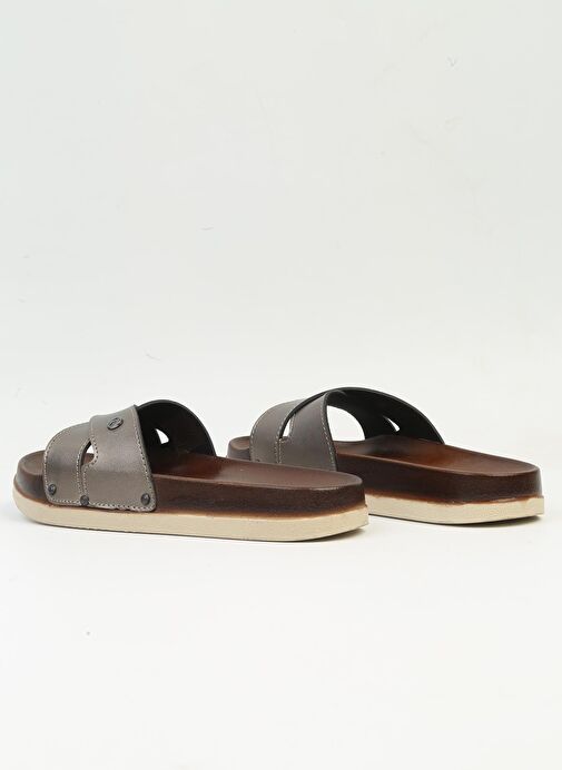 Pierre Cardin® | PC-7260-3485 Platin - Kadın Terlik - Görsel 4