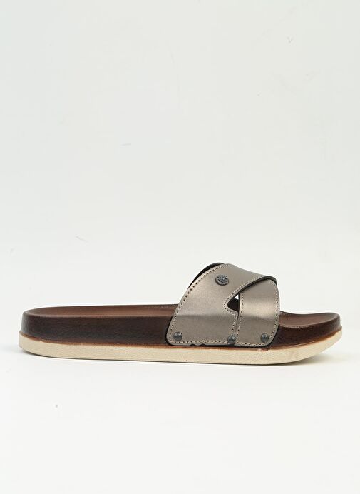 Pierre Cardin® | PC-7260-3485 Platin - Kadın Terlik - Görsel 2