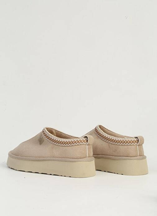 Benetton Kadın Bej Terlik BN-50149 - Görsel 4