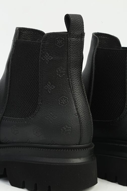 Pierre Cardin® PC-52436-3076 Siyah Baskılı Kadın Bot - Görsel 5