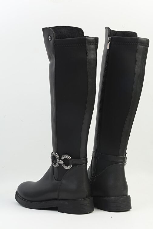 Pierre Cardin® | PC-54121 - 3076 Siyah Cilt - Kadın Çizme - Görsel 4