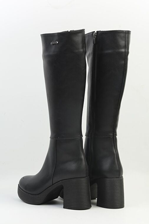 Pierre Cardin® | PC-54122 - Siyah - Kadın Topuklu Çizme - Görsel 4