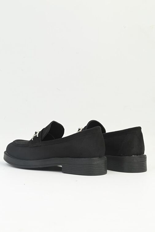 Pierre Cardin Siyah Kadın Günlük Ayakkabı PC-54169-Siyah Süet - Görsel 4