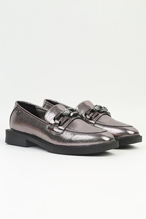 Pierre Cardin® | PC-54271 Platin Kadın Loafer Ayakkabı - Görsel 3