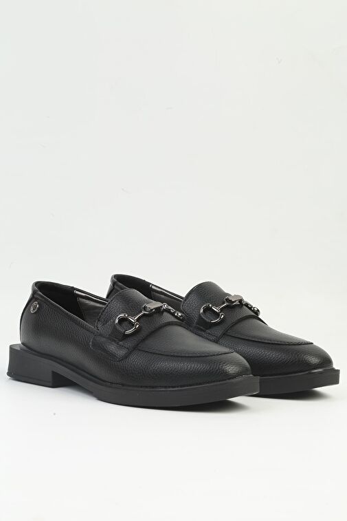 Pierre Cardin® | PC-54274 - Siyah Kadın Loafer Ayakkabı - Görsel 3
