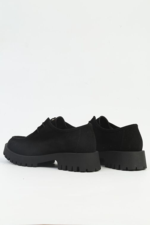 Pierre Cardin Siyah Kadın Günlük Ayakkabı PC-54319-Siyah Suet - Görsel 4