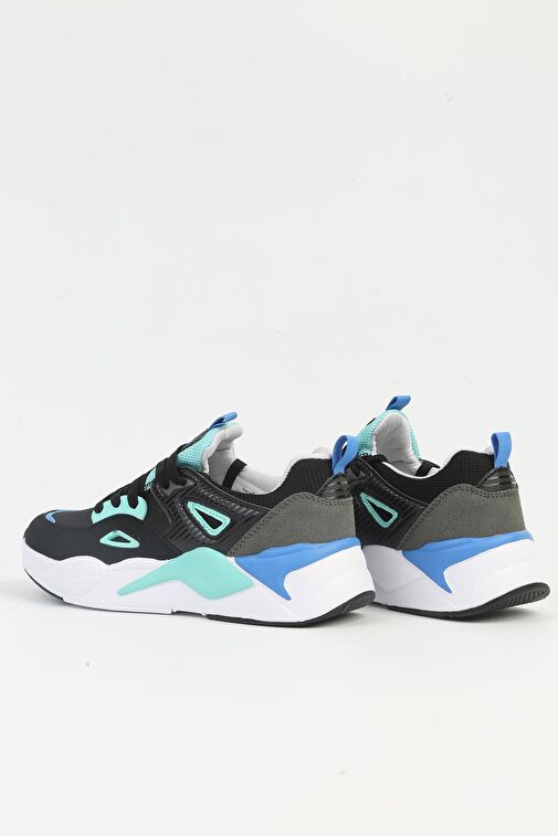 Benetton® Siyah Beyaz Kadın Spor Ayakkabı İTHAL BNI-11109 - Görsel 4