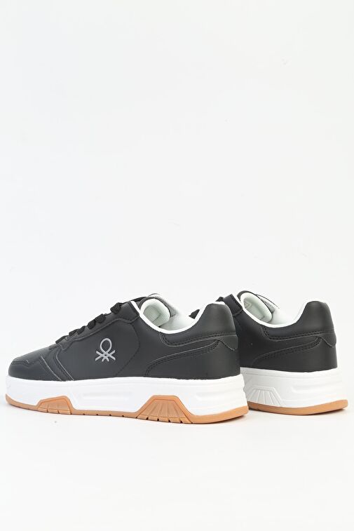 United Colors of Benetton Siyah Kadın Sneaker BNI-11220-Siyah Beyaz - Görsel 4