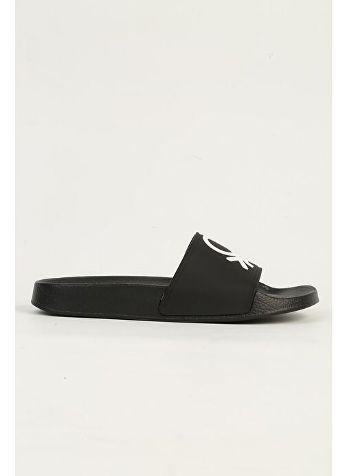 Benetton Siyah Erkek Terlik BN-1429 - Görsel 2