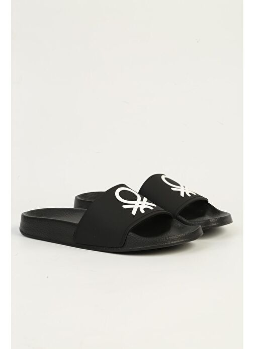 Benetton Siyah Erkek Terlik BN-1429 - Görsel 3