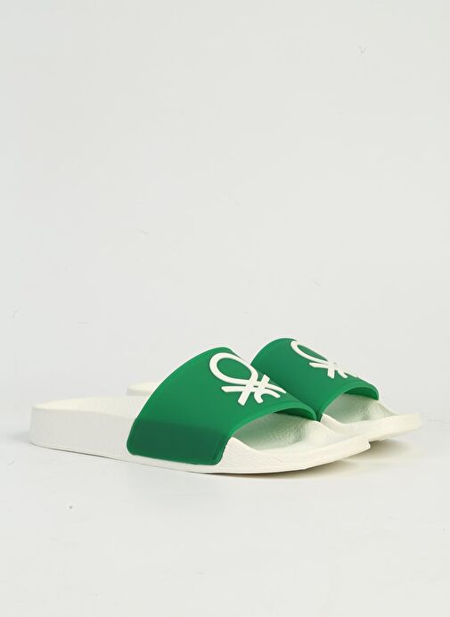 Benetton Yeşil Kadın Terlik BN-1436 - Görsel 2