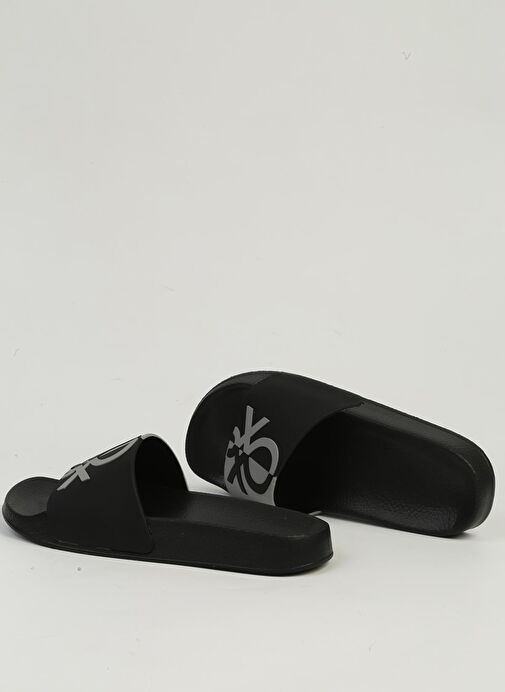 Benetton Siyah Gri Kadın Terlik BN-1437 - Görsel 4