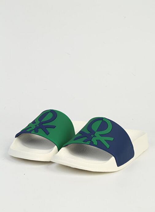 Benetton Yeşil Kadın Terlik BN-1437 - Görsel 5