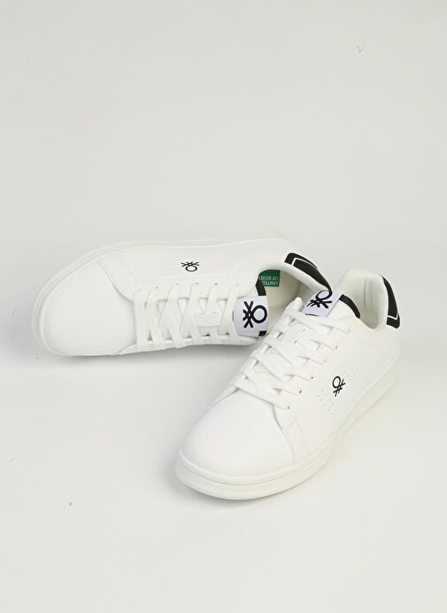 Benetton Beyaz Erkek Spor Ayakkabı İTHAL BNI-11401 - Görsel 8
