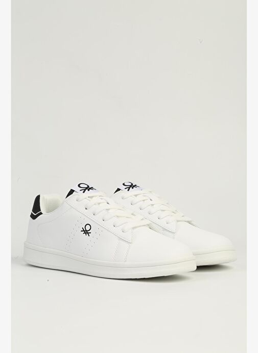 Benetton Beyaz Erkek Spor Ayakkabı İTHAL BNI-11401 - Görsel 5
