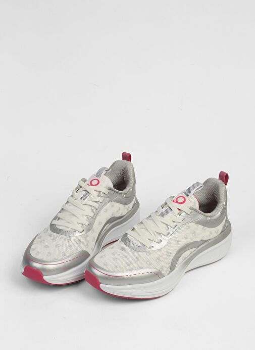Benetton Beyaz Kadın Spor Ayakkabı İTHAL BNI-11441 - Görsel 5