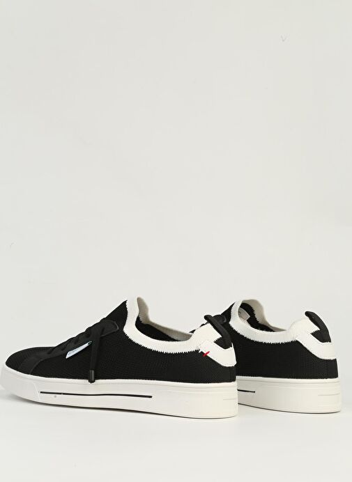 Benetton Siyah Beyaz Erkek Spor Ayakkabı İTHAL BNI-11482 - Görsel 4