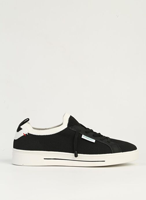 Benetton Siyah Beyaz Erkek Spor Ayakkabı İTHAL BNI-11482 - Görsel 2
