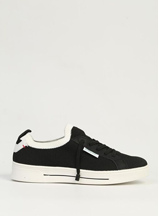 Benetton Siyah Beyaz Kadın Spor Ayakkabı İTHAL BNI-11483 - Görsel 2