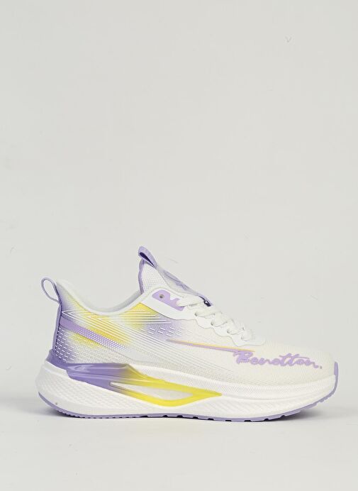 Benetton Beyaz Kadın Spor Ayakkabı İTHAL BNI-11496 - Görsel 2