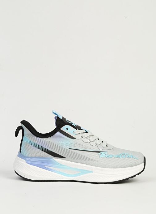 Benetton Gri Kadın Spor Ayakkabı İTHAL BNI-11496 - Görsel 2