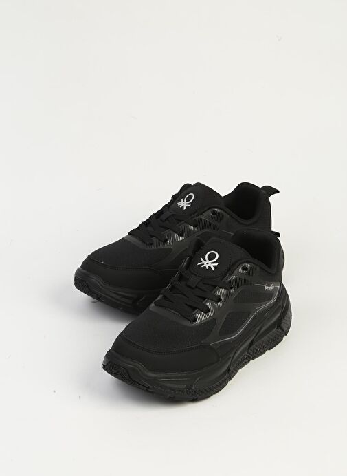 Benetton Siyah Kadın Spor Ayakkabı İTHAL BNI-11500 - Görsel 5