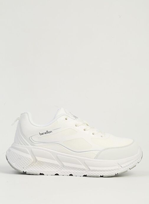Benetton Beyaz Kadın Spor Ayakkabı İTHAL BNI-11500 - Görsel 2