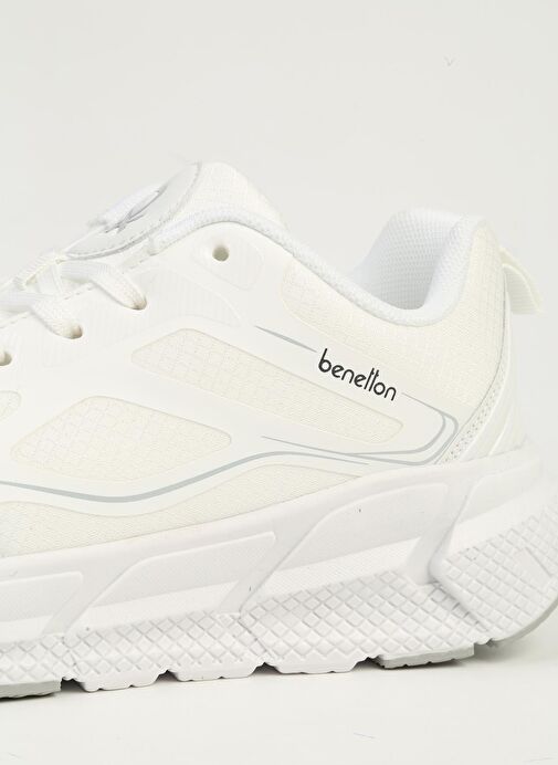 Benetton Beyaz Kadın Spor Ayakkabı İTHAL BNI-11500 - Görsel 3