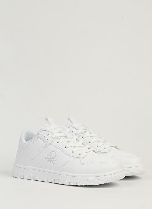 Benetton Beyaz Kadın Spor Ayakkabı İTHAL BNI-11501 - Görsel 3