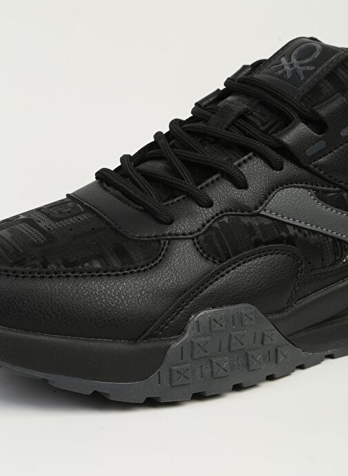 Benetton Siyah Erkek Spor Ayakkabı İTHAL BNI-11504 - Görsel 6