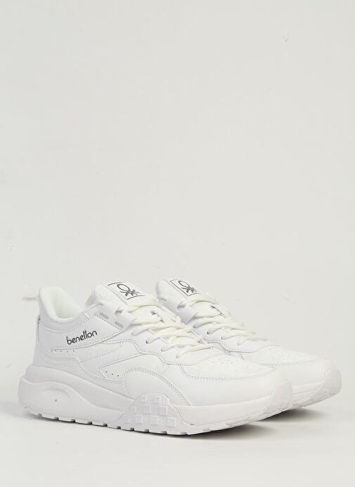 Benetton Beyaz Erkek Spor Ayakkabı İTHAL BNI-11504 - Görsel 3