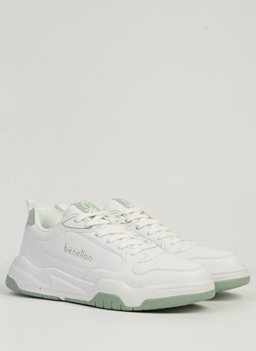 Benetton Beyaz Erkek Spor Ayakkabı İTHAL BNI-11505 - Görsel 3