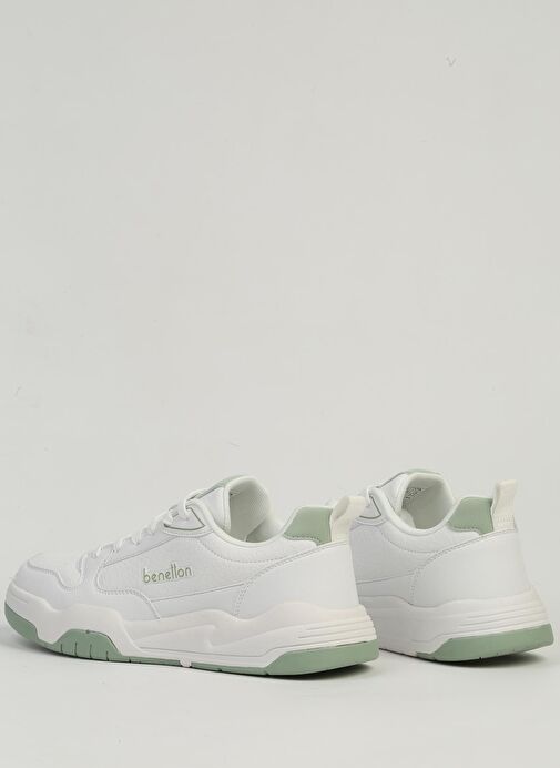 Benetton Beyaz Erkek Spor Ayakkabı İTHAL BNI-11505 - Görsel 4