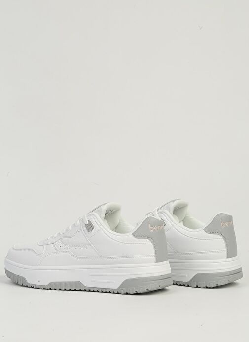 Benetton Beyaz Kadın Spor Ayakkabı İTHAL BNI-11509 - Görsel 4
