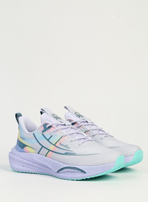 Benetton Lila Kadın Spor Ayakkabı İTHAL BNI-11510 - Görsel 3