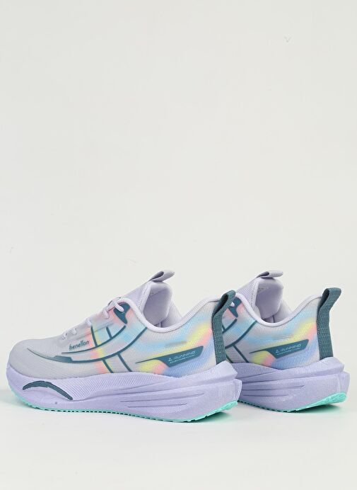 Benetton Lila Kadın Spor Ayakkabı İTHAL BNI-11510 - Görsel 4