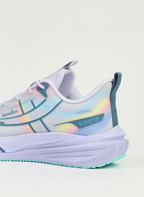 Benetton Lila Kadın Spor Ayakkabı İTHAL BNI-11510 - Görsel 5
