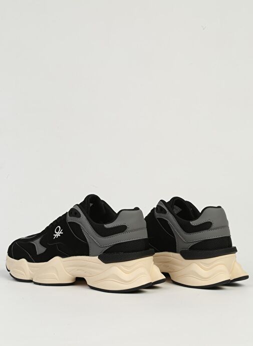 Benetton Siyah Füme Kadın Spor Ayakkabı BNI-11566 - Görsel 4