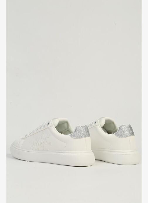 Benetton Beyaz Kadın Spor Ayakkabı BNI-11567 - Görsel 4