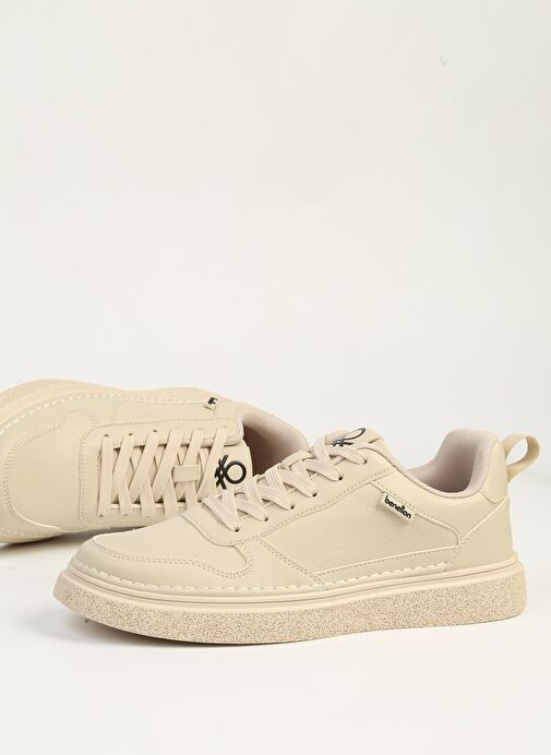 Benetton Bej Erkek Spor Ayakkabı İTHAL BNI-11585 - Görsel 5