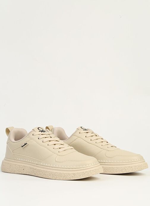 Benetton Bej Erkek Spor Ayakkabı İTHAL BNI-11585 - Görsel 3