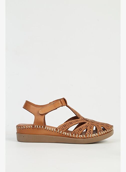 Pierre Cardin Hakiki Deri Kadın Siyah Sandalet PC-54517 - Görsel 2