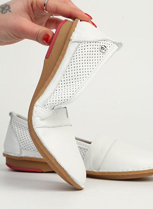 Pierre Cardin Beyaz Kadın Spor Ayakkabı PC-54558 - Görsel 4