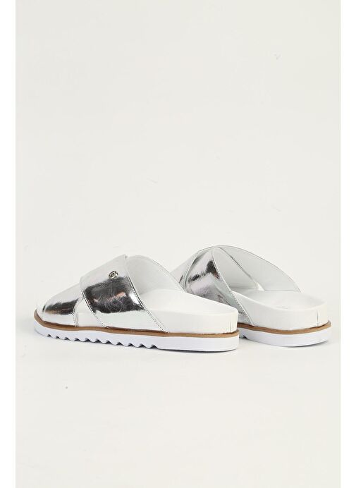 Pierre Cardin Gümüş Kadın Terlik PC-54601-Gümüs - Görsel 4