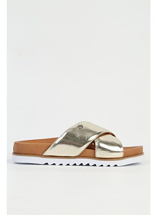Pierre Cardin Gold Kadın Terlik PC-54601-Light Altin - Görsel 2