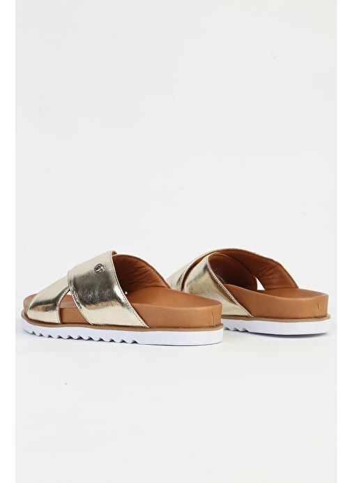 Pierre Cardin Gold Kadın Terlik PC-54601-Light Altin - Görsel 4