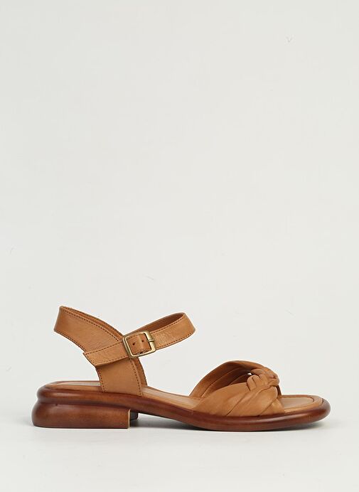 Pierre Cardin Taba Kadın Deri Sandalet PC-54617 - Görsel 2