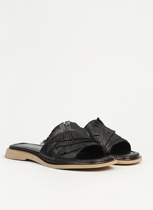 Pierre Cardin Siyah Kadın Terlik PC-54624 - Görsel 3