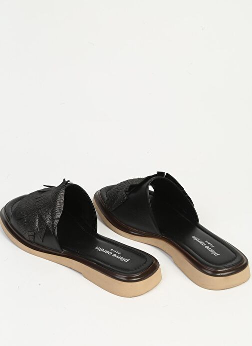 Pierre Cardin Siyah Kadın Terlik PC-54624 - Görsel 4
